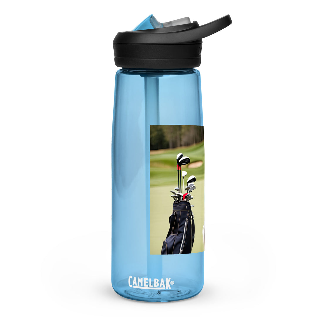 Australian Shepherd Golfer- Sports water bottle v4