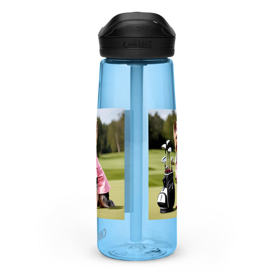 Yorkshire Terrier Golfer- Sports water bottle v2