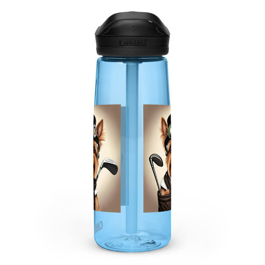 Yorkshire Terrier Golfer- Sports water bottle v3