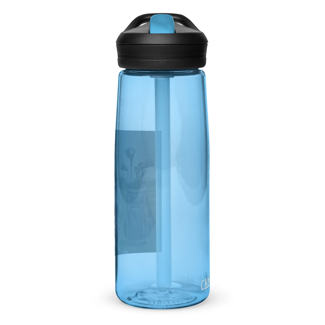 Pembroke Welsh Corgi Golfer- Sports water bottle v5