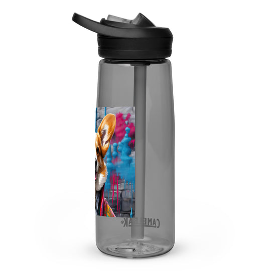 Pembroke Welsh Corgi- Sports water bottle v5