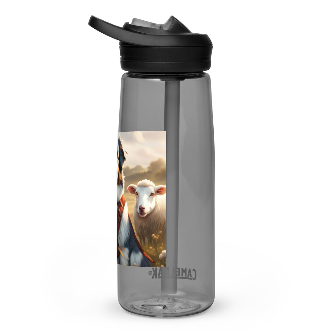 Australian Shepherd- Sports water bottle v4