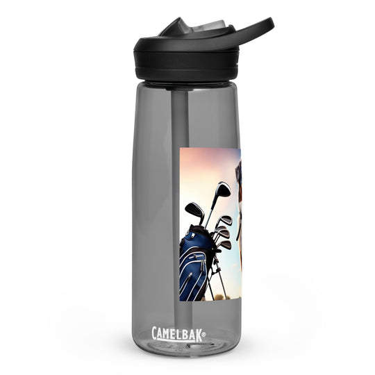 Australian Shepherd Golfer- Sports water bottle