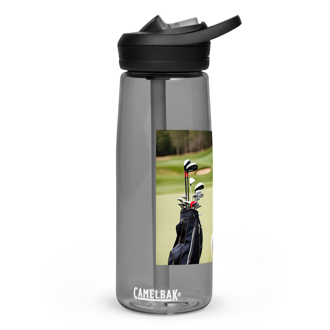 Australian Shepherd Golfer- Sports water bottle v4