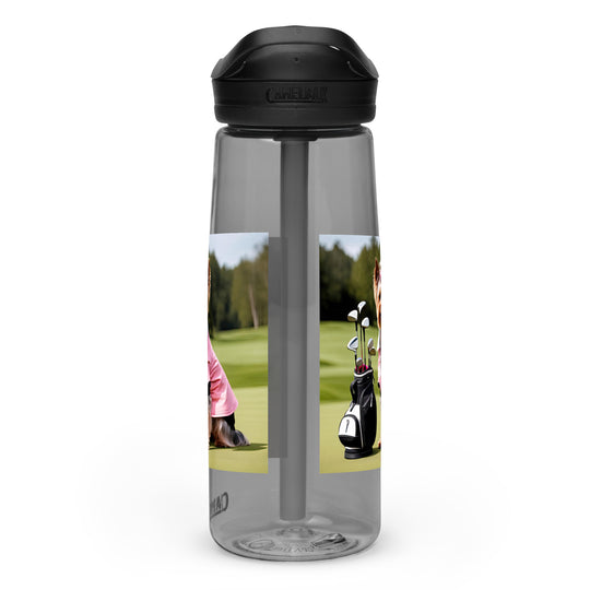 Yorkshire Terrier Golfer- Sports water bottle v2