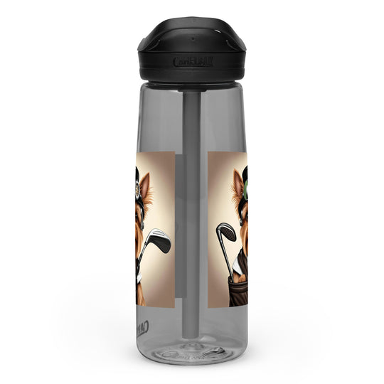 Yorkshire Terrier Golfer- Sports water bottle v3