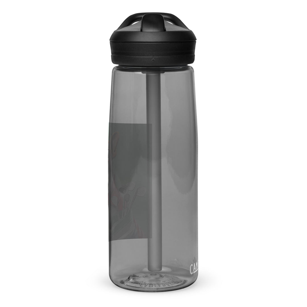 Bulldog Golfer- Sports water bottle v2