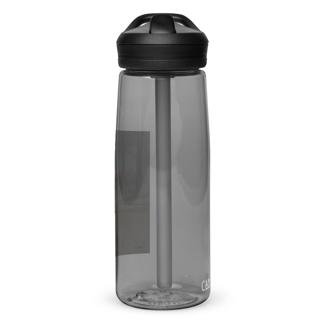 Rottweiler Golfer- Sports water bottle v4