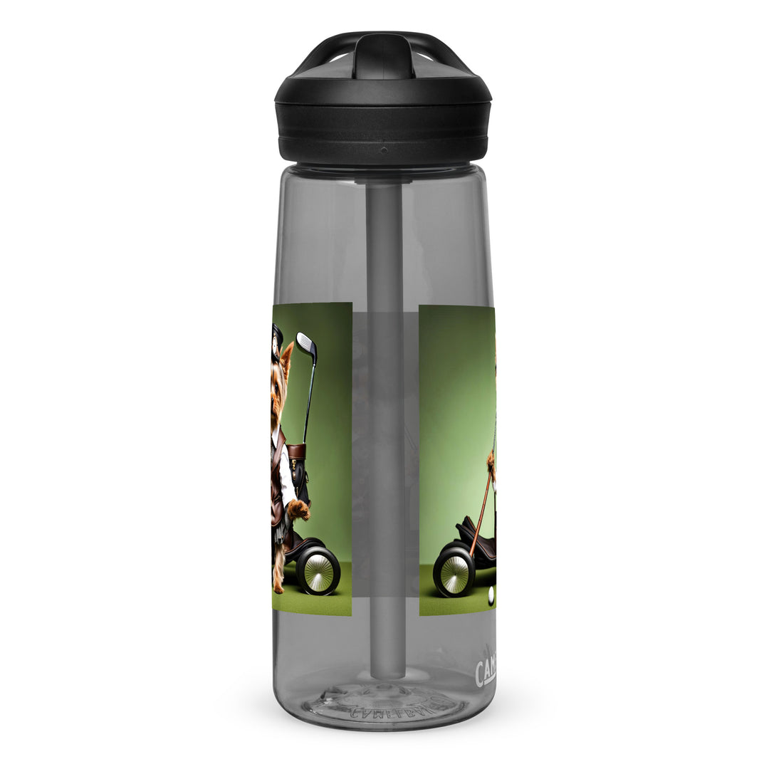 Yorkshire Terrier Golfer- Sports water bottle v4