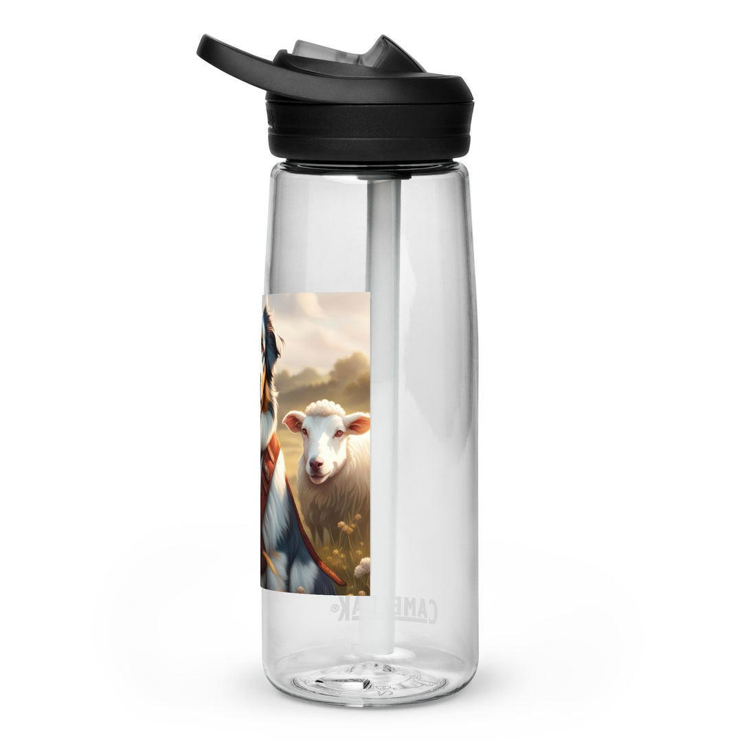 Australian Shepherd- Sports water bottle v4