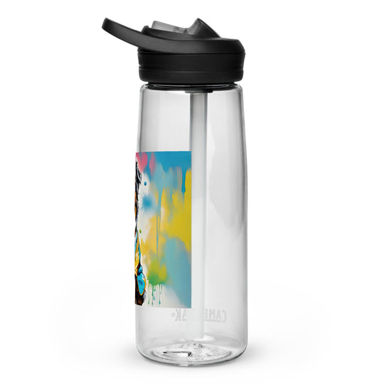 Australian Shepherd Golfer- Sports water bottle v3