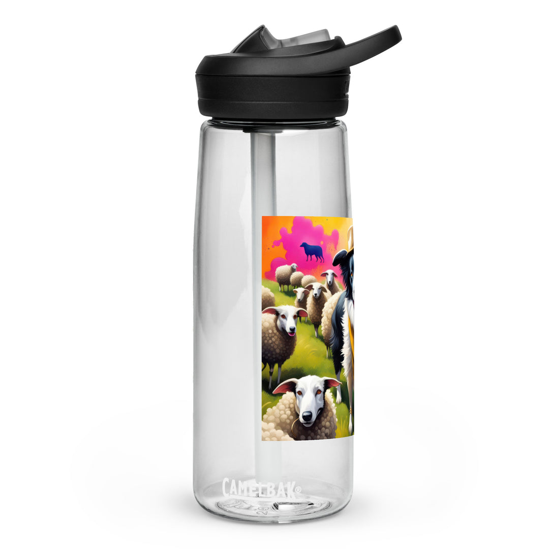 Australian Shepherd- Sports water bottle v2