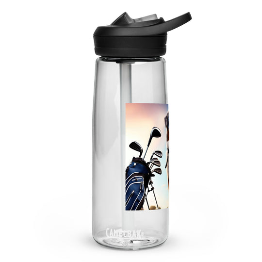 Australian Shepherd Golfer- Sports water bottle