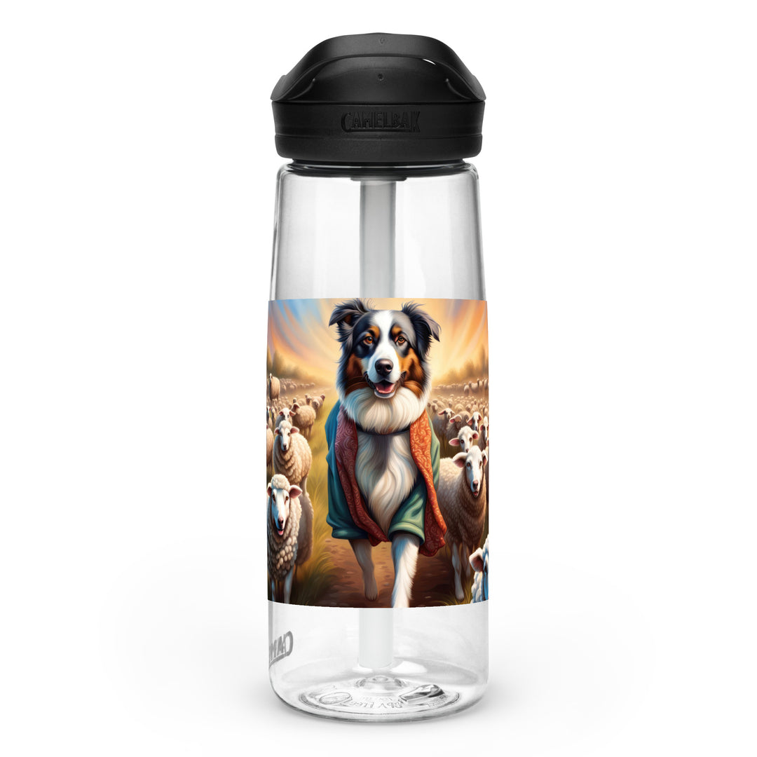 Australian Shepherd- Sports water bottle