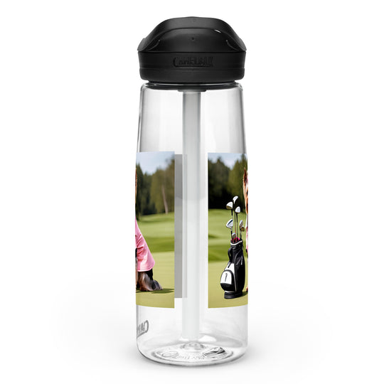 Yorkshire Terrier Golfer- Sports water bottle v2