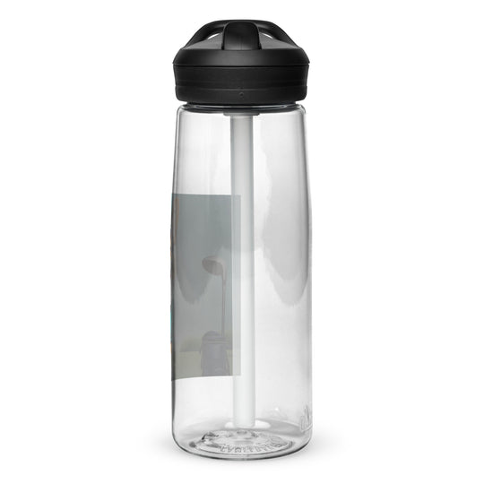 Pembroke Welsh Corgi Golfer- Sports water bottle