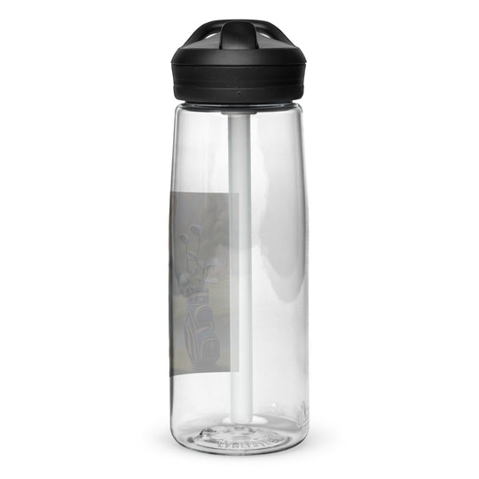 Pembroke Welsh Corgi Golfer- Sports water bottle v4
