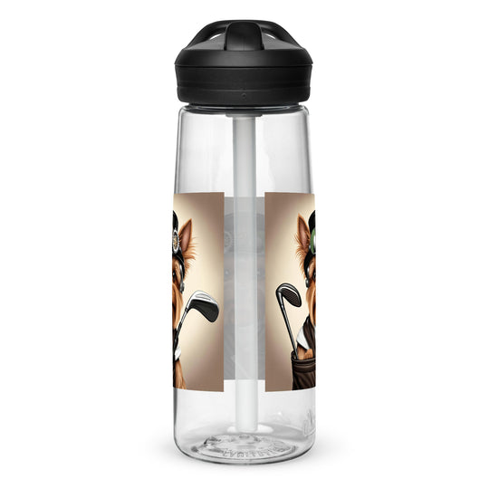 Yorkshire Terrier Golfer- Sports water bottle v3