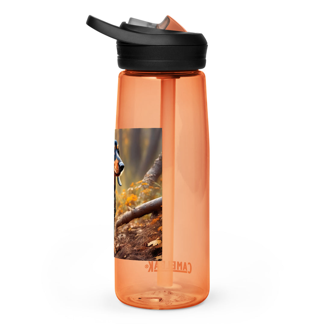 Dachshund Golfer- Sports water bottle v3