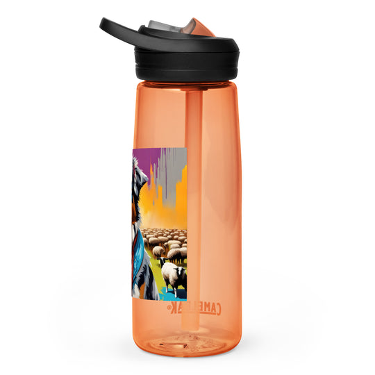 Australian Shepherd- Sports water bottle v3