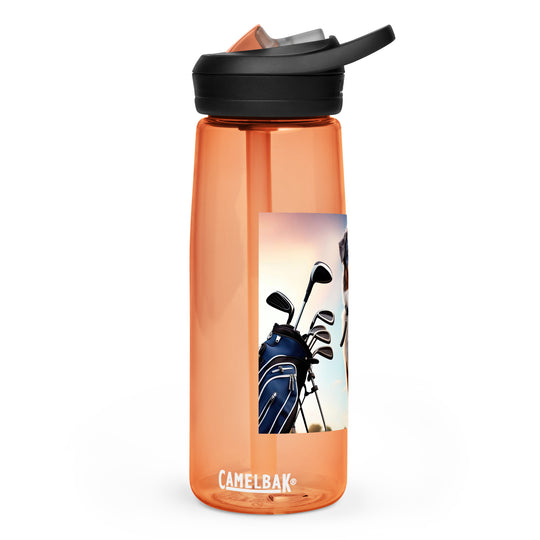 Australian Shepherd Golfer- Sports water bottle