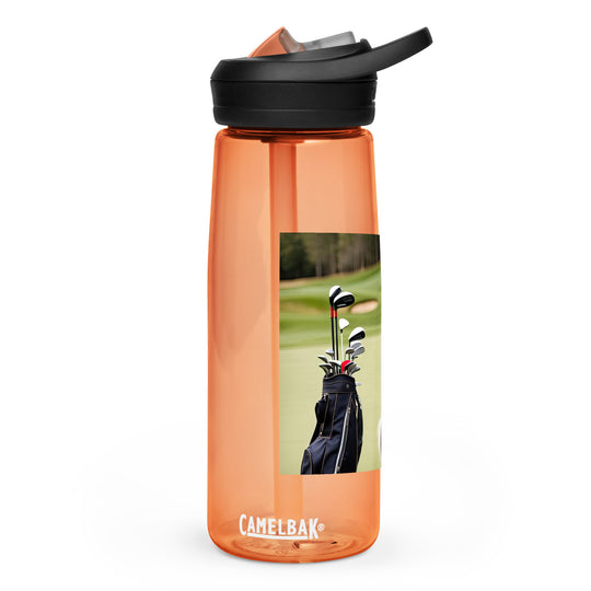 Australian Shepherd Golfer- Sports water bottle v4