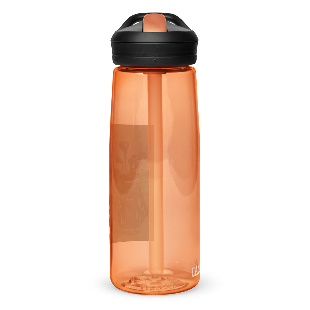 Pembroke Welsh Corgi Golfer- Sports water bottle v5