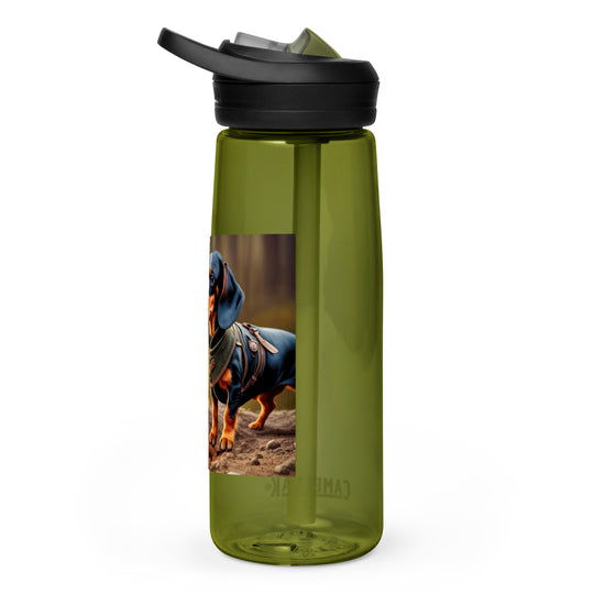 Dachshund- Sports water bottle v4