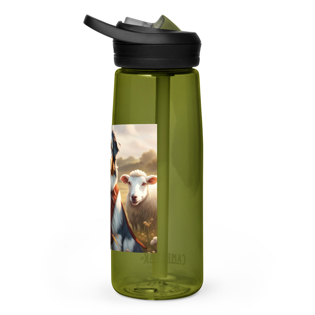 Australian Shepherd- Sports water bottle v4