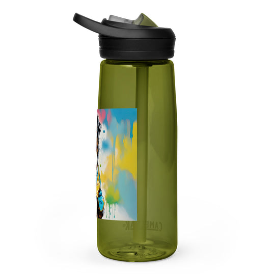 Australian Shepherd Golfer- Sports water bottle v3