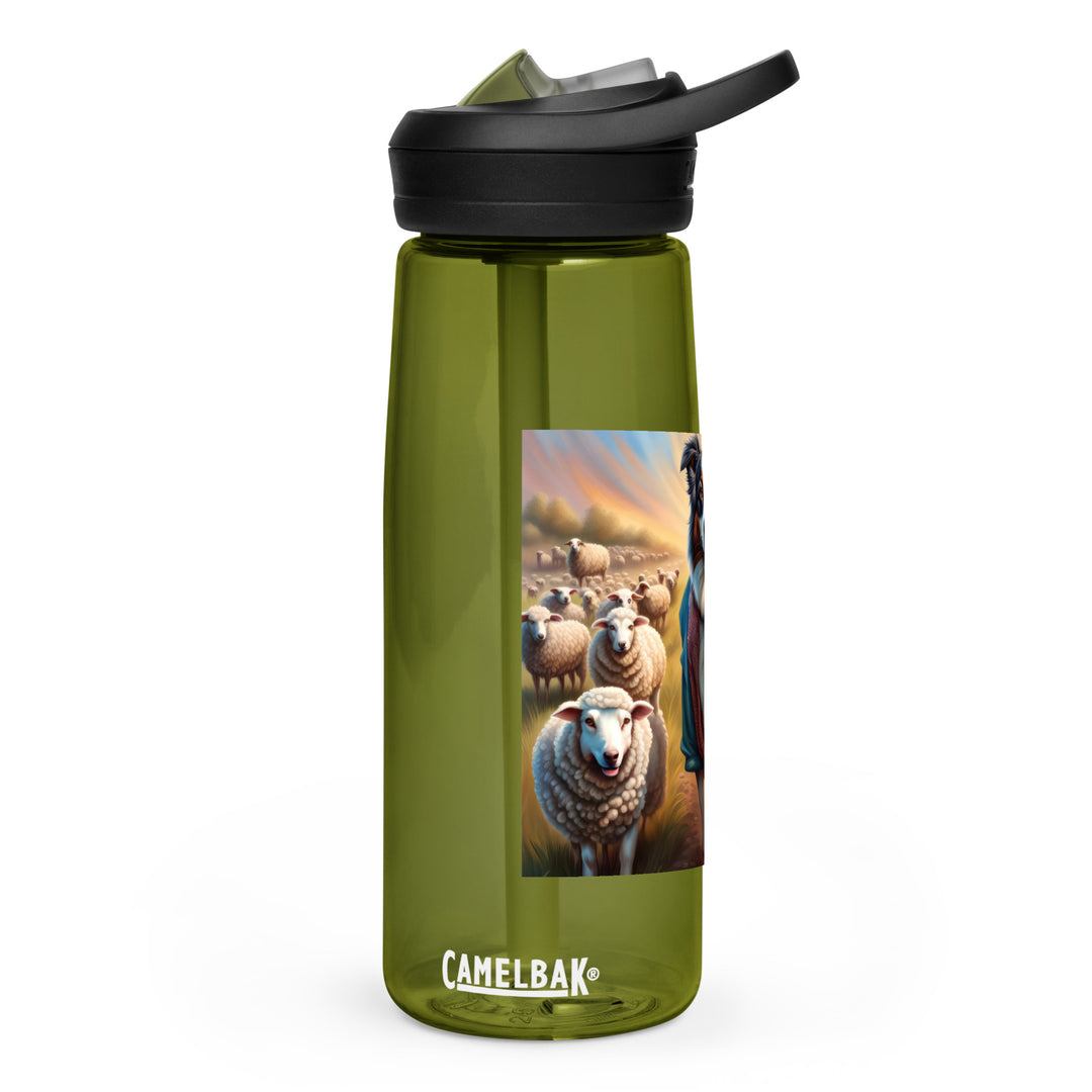 Australian Shepherd- Sports water bottle