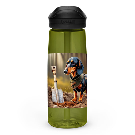 Dachshund- Sports water bottle v4