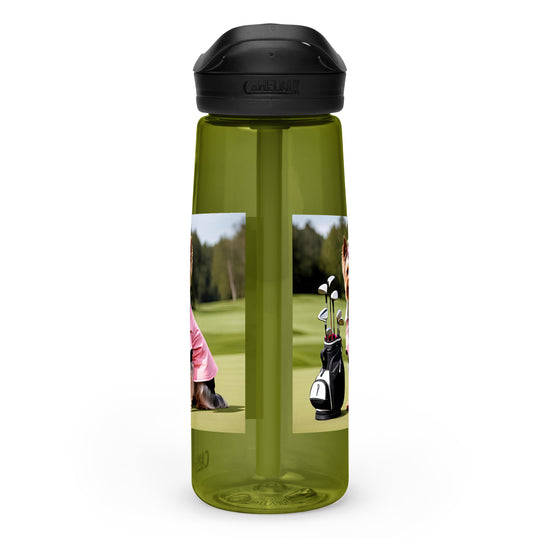 Yorkshire Terrier Golfer- Sports water bottle v2