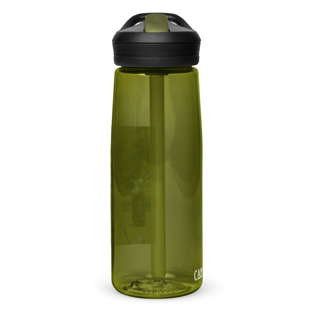 Pembroke Welsh Corgi Golfer- Sports water bottle v3