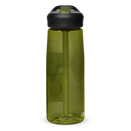 Pembroke Welsh Corgi Golfer- Sports water bottle v5