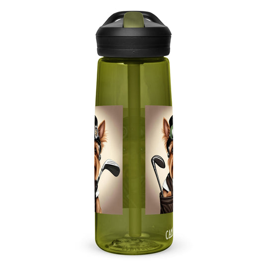 Yorkshire Terrier Golfer- Sports water bottle v3