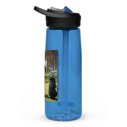 Rottweiler Golfer- Sports water bottle v4