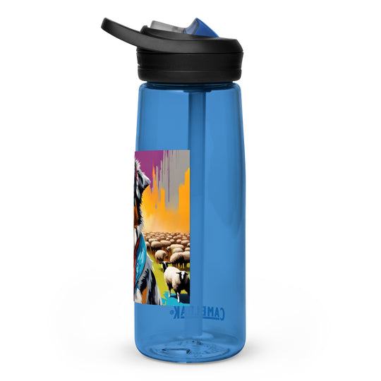 Australian Shepherd- Sports water bottle v3