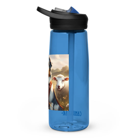 Australian Shepherd- Sports water bottle v4