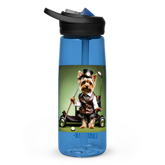 Yorkshire Terrier Golfer- Sports water bottle v4