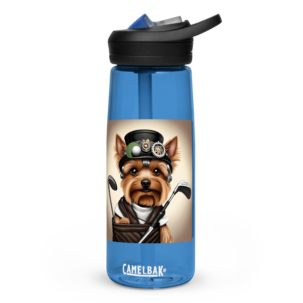 Yorkshire Terrier Golfer- Sports water bottle v3