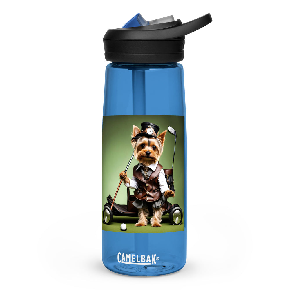 Yorkshire Terrier Golfer- Sports water bottle v4