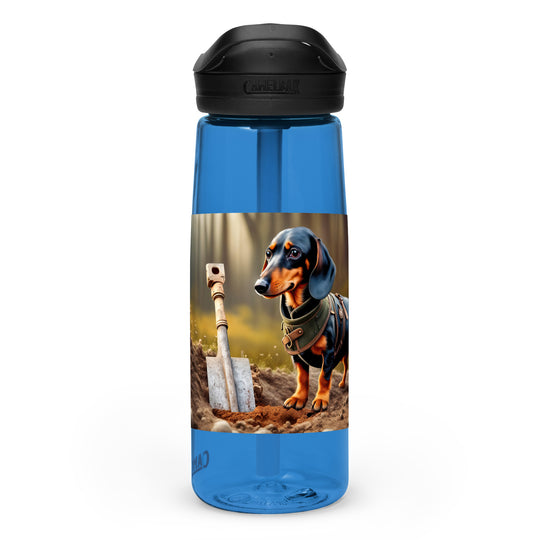 Dachshund- Sports water bottle v4