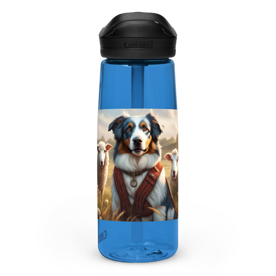 Australian Shepherd- Sports water bottle v4