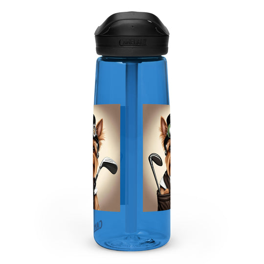 Yorkshire Terrier Golfer- Sports water bottle v3