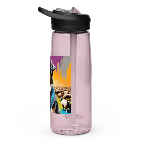 Australian Shepherd- Sports water bottle v3