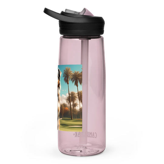 Australian Shepherd Golfer- Sports water bottle v2