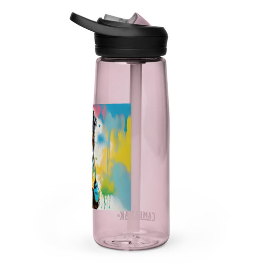 Australian Shepherd Golfer- Sports water bottle v3