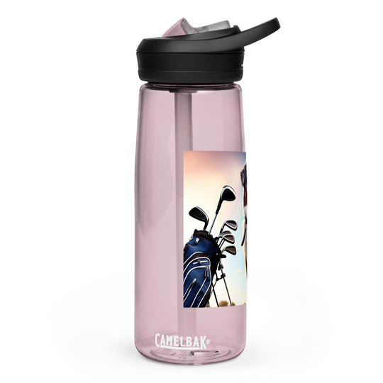 Australian Shepherd Golfer- Sports water bottle