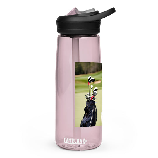 Australian Shepherd Golfer- Sports water bottle v4